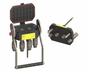 Multi-Coupling 4 Lines Mounted on the Hydraulic Valve SDM122/RMC202 with an Electric Socket  (U280700G Series)